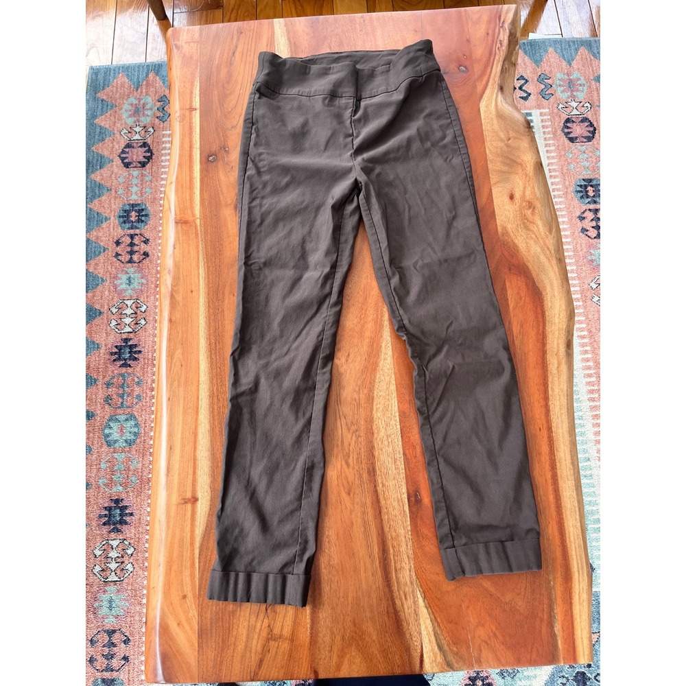 Tribal Brown Straight-Leg Trousers